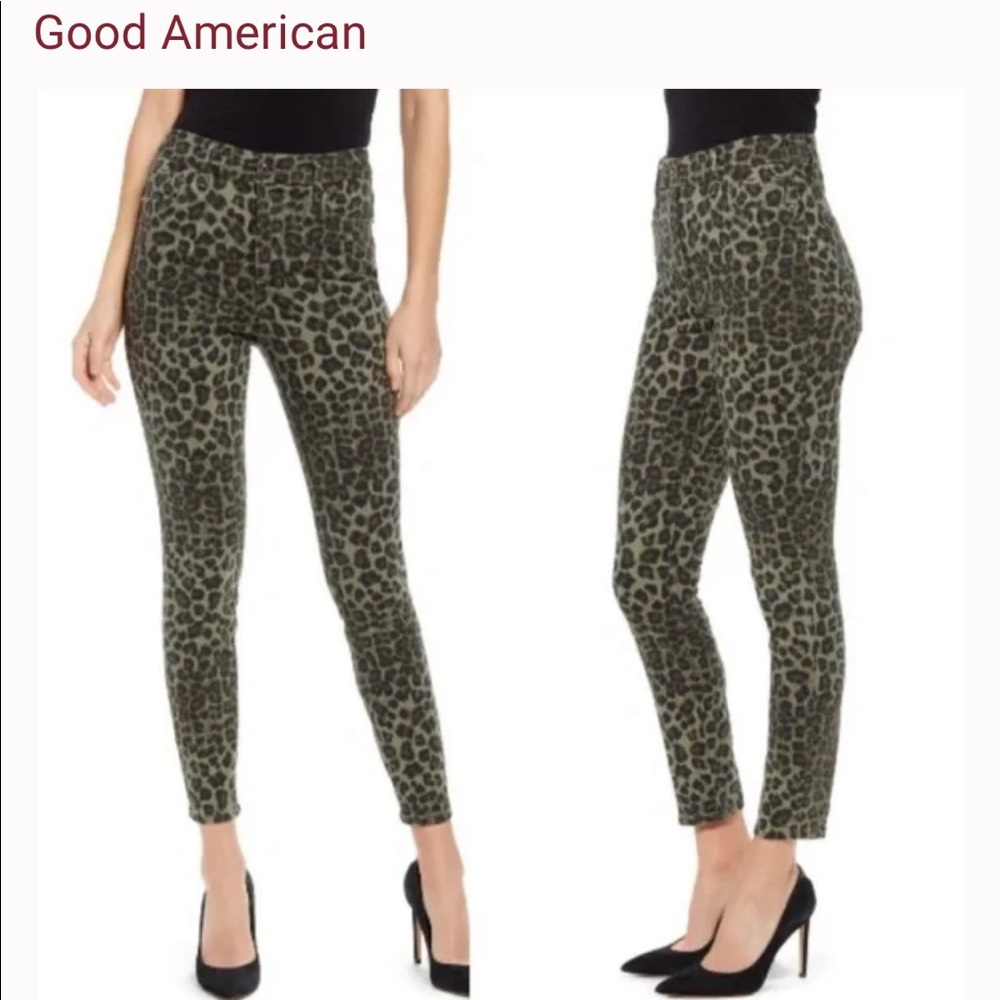 GOOD AMERICAN NWT Good waist crop sz18